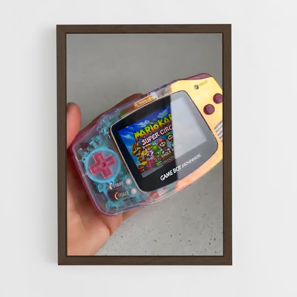 Poster Gameboy advance – affiche Consoles (vue 5)